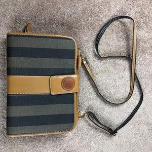 Vintage Fendi Organizer / Agenda On Strap